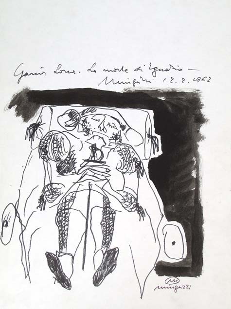 Luciano Minguzzi, a dead Torero